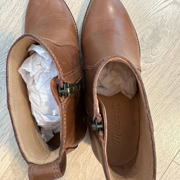 *EUC Only Worn Once* Madewell Leather Booties The Asher Boots size 5.5 - Picture 11 of 16